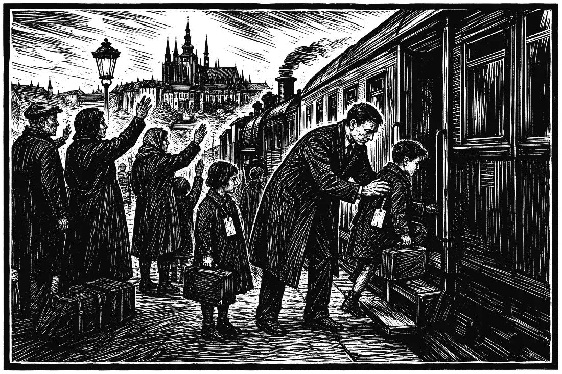 Organized the rescue of 669 children from Prague and told no one for about fifty years